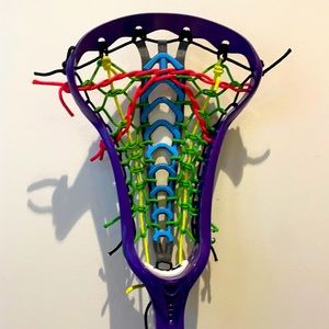 STX crux head custom strung lacrosse head